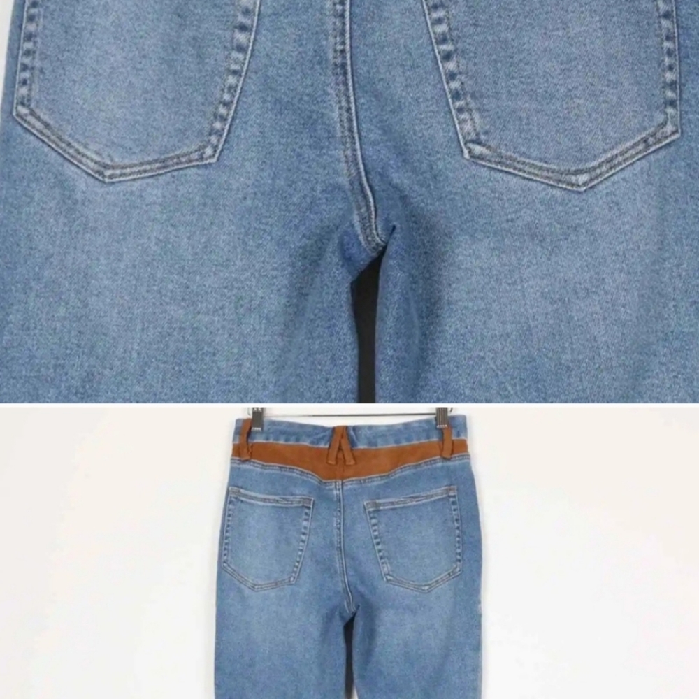 NWT Good American Jeans - Good Legs Mixed Suede Sz 14 or 32
